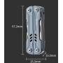 Мультитул Xiaomi NexTool Mini Sailor Multifunctional Pliers 11-in-1 (NE20135A) лезвия из нержавеющей стали, 11 функций, черный