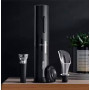 Винный набор Xiaomi Circle Joy 4 in 1 (электрический штопор - диаметром до 35 мм, аэратор, вакуумная пробка, нож) Samurai Wine Set (CJ-TZ07) Global, черный