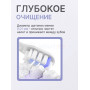 Сменные насадки для ультразвуковых зубных щеток BOMIDI, SOOCAS, MIJIA, средняя жесткость, герметичная упаковка, защитный колпачок , в комплекте 2шт.