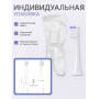 Сменные насадки для ультразвуковых зубных щеток BOMIDI, SOOCAS, MIJIA, средняя жесткость, герметичная упаковка, защитный колпачок , в комплекте 2шт.