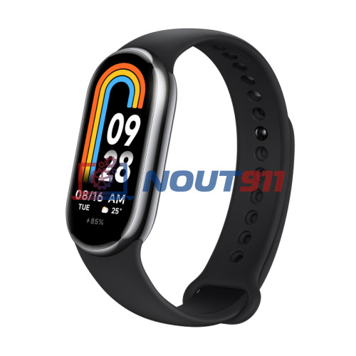 Фитнес-браслет Mi Smart Band 8 (By Xiaomi) AMOLED дисплей 1,62" 326 PPI 60Гц 600 nit, 5АТМ CN черный