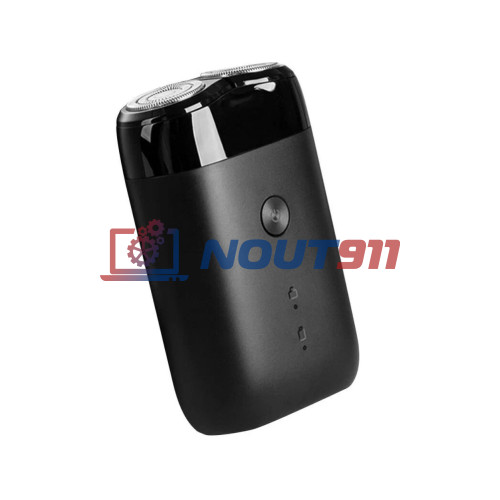 Электробритва Mijia Rotating Double Cutter Head S100 MSX201 (By Xiaomi) 2 плавающие головки, 2Вт, до 45 дней а/р, 7200 об/мин IPX7 Type-C CN черная