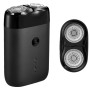 Электробритва Mijia Rotating Double Cutter Head S100 MSX201 (By Xiaomi) 2 плавающие головки, 2Вт, до 45 дней а/р, 7200 об/мин IPX7 Type-C CN черная