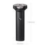 Электробритва Mijia Electric Shaver S300 (By Xiaomi) 3 плавающие головки, до 60 дней а/р IPX7 Type-C CN черная