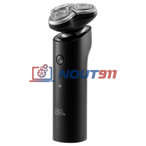Электробритва Mijia Electric Shaver S500 (By Xiaomi) 3 головки на 360 градусов 3Вт до 40 дней а/р IPX7 Type-C CN черная
