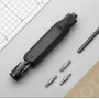 Реверсивная отвертка Mijia Ratchet Screwdriver MJJLLSD002QW 18 предм. (By Xiaomi) - 16 магнитных насадок, насадки из стали S2, CN