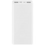 Внешний аккумулятор повербанк Mi Power Bank 3 20000 PLM18ZM (By Xiaomi) 20.000mAh 18W USB-C CN белый