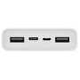 Внешний аккумулятор повербанк Mi Power Bank 3 20000 PLM18ZM (By Xiaomi) 20.000mAh 18W USB-C CN белый