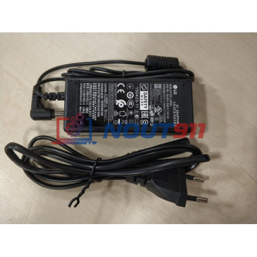 Блок питания для монитора и телевизора LCD LG 19V 1.7A 32.3W 6.5x4.4mm (L251906544QC) черный ORG