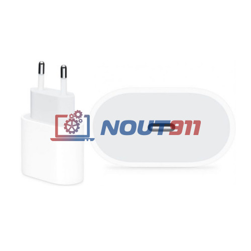 Блок питания 12V 1.66A 20W USB-C - Lightning (MHJE3ZM/A) для планшетов от Apple iPad Pro и iPad Air, кабель Type-C - Lightning, белый