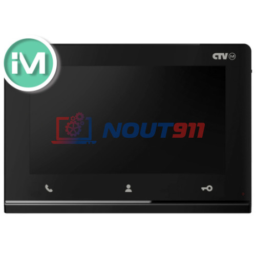 Монитор видеодомофона  CTV-IM720B Hello  7" AHD 1080p Full HD, Easy Buttons (черный)
