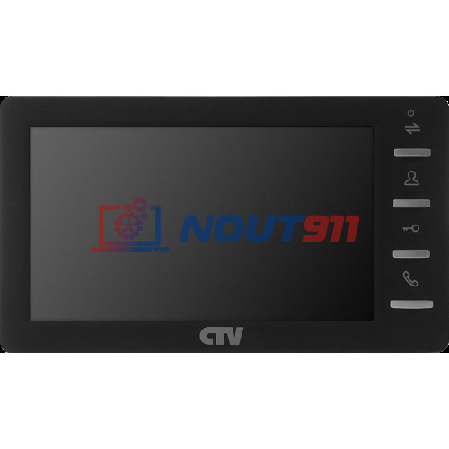 Монитор видеодомофона CTV-M1701 Plus, 7", 960H, microSD, детектор движения (Черный)