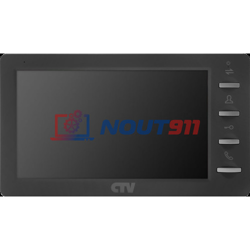 Монитор видеодомофона CTV-M1701 Plus, 7", 960H, microSD, детектор движения (Графит)