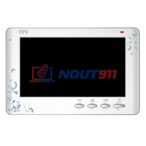 Монитор видеодомофона CTV-M1704SE, 7", CVBS, microSD, детектор движения, 3 сменные декоративные рамки