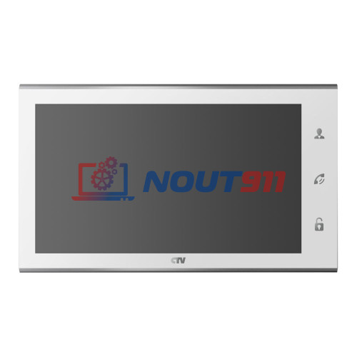 Монитор видеодомофона CTV-M4105AHD W, 10" 1080p Full HD, Touch Screen (белый)