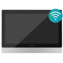 Монитор видеодомофона CTV-M5902 с Wi-Fi , 9", Full HD, 1080P, Touch Screen, датчик движения по всем каналам (Черный)																																								