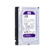 Жесткий диск 1ТБ WD Purple WD10PURX, 5400 об/мин, 110 Мбайт/сек, 4.2 мс, SATA 6Gb/s 600 МБ/с, 64 МБ (для систем видеонаблюдения)