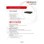 IP Видеорегистратор HiWatch DS-N304P(D), 4 IP камеры 8МП, 4096x2160, 30к/с на канал, 4 PoE порта, H.265+, черный