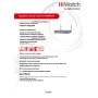 Wi-Fi Видеорегистратор HiWatch DS-N308W(B), 8 IP камер 4МП, 2560x1440 12к/с на канал, 2.4 ГГц 2 x 2 MIMO 1 SATA H.265+ черный