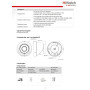 IP видеокамера HiWatch DS-I253M(B) (2.8mm) купольная 2МП - 1/2.7" FullHD 1920x1080@25к/с ИИ 3D DNR DWDR H.265+ микрофон угол 132гр IP67 microSD RJ-45 PoE