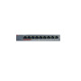 Коммутатор PoE HiWatch DS-S908P(B), 8 PoE+ портов 10/100 Мбит/с, 1 Uplink порт 100 Мбит/с, RJ-45, 60Вт