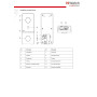 Комплект IP-видеодомофона HiWatch DS-D100IKF(VDP-D2201 + VDP-H2201) - 2МП 1980x1080 7" TFT LCD экран 1024*600, DC12В/PoE