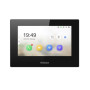 IP видеодомофон HiWatch VDP-H2211B - до 16 ip камер, сенсорный 7" TFT LCD экран 1024*600 10M/100M Ethernet DC12В/PoE черный