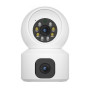 Двойная Wi-Fi камера XiaoVV Dual View PTZ Linkage WIFI Camera BQ2 (XVV-3640S-BQ2) 4 Мпикс - 1920x2160p 2.5K, H265, Global, белая