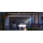 Уличная поворотная 4G/LTE Камера EZVIZ H5 4G c поддержкой SIM-карт (4.0mm) 3МП, 2К - 2304x1296, H.265, угол 102°, ИК подсветка до 30м, IP67, белая