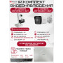 Комплект видеонаблюдения HiWatch на 6 IP камер - 4Мп 1440P (DS-N208P(C) + 2xDS-I400(D) + 4хDS-I414(C))
