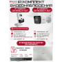Комплект видеонаблюдения HiWatch на 5 IP камер - 4Мп 1440P (DS-N208P(C) + 4xDS-I400(D) + 1хDS-I414(C))