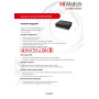 Цифровой гибридный видеорегистратор HiWatch DS-H104EGA(330GB) 6 в 1 HD-TVI, AHD, CVI, CVBS, IP - 4 канала 2МП+1 IP камера, 1920х1080, 30 к/с, H.265 Pro, AoC, белый