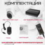 Комплект видеонаблюдения HiWatch на 3 HD-TVI камеры - 2МП 1080P (DS-H104EGA(330GB)  + 3xHDC-T020-P(B))