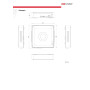 IP Видеорегистратор Hikvision DS-7108NI-Q1(D) 8 IP камеры 4МП 2560x1440 25к/с на канал H.265+ белый