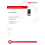 Вызывная панель Hikvision DS-KV6113-PE1(C) - 2МП 1920x1080, угол 131, PoE, Mifare, Двусторонняя аудиосвязь, Подавление шумов и эффекта эхо