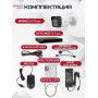 Комплект видеонаблюдения HiWatch на 13 IP камер - 6Мп 3200x1800Р (DS-N316/2P(D) + 13xDS-I650M(C)), микрофон, IP67, PoE, 103гр