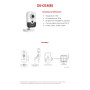 IP видеокамера HiWatch DS-I214(B) (2.8mm), кубическая, 2МП - 1/2.7" FullHD 1920x1080@30к/с ИИ 3D DNR DWDR H.265+ микрофон-динамик угол 126гр RJ45 PoE