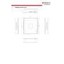 IP Видеорегистратор HiWatch DS-N204(C), 4 IP камеры 2МП, 1920х1080, 25к/с на канал, H.265, белый