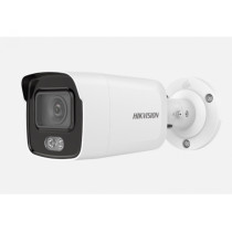 IP камера HikVision DS-2CD2047G2-LU(C) (2.8mm) цилиндрическая 4МП 2688x1520 H.265+ 112гр PoE белая