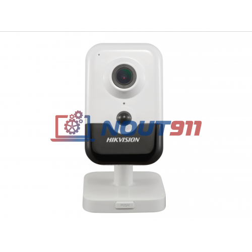 IP камера HikVision DS-2CD2443G0-IW (2.8mm), кубическая, 4МП, 	 2688x1520, H.265+, микрофон, 114гр, PoE, серо-белая