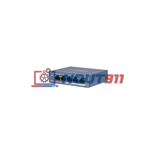 Коммутатор PoE HIKVISION DS-3E0105P-E/M, 4 PoE+ порта 10/100 Мбит/с, 1 Uplink порт 100 Мбит/с, 35W