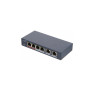 Коммутатор PoE HIKVISION DS-3E0106P-E/M, 4 PoE+ порта 10/100 Мбит/с, 2 Uplink порт 100 Мбит/с, 35Вт