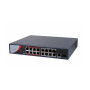 Коммутатор PoE HIKVISION DS-3E0318P-E/M(C) (16x100Mbps PoE 1x1000Mbps 1x1000 SFP PoE budget: 130W Metal)