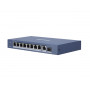 Коммутатор PoE HIKVISION DS-3E0510P-E, 8 PoE+ порта 10/100/1000 Мбит/с, 2 Uplink порт 1000 Мбит/с, RJ-45, SFP, 110Вт