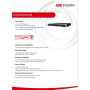 IP видеорегистратор Hikvision DS-7616NI-Q2(D) 16 IP камер 8МП 4096x2160 30к/с на канал H.265+ черный