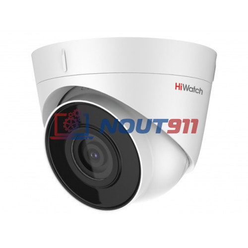 IP видеокамера HiWatch DS-I203(E) (4.0mm), купольная 2МП - 1/2.9" FullHD 1920x1080@30к/с 3D ИИ DNR DWDR H.265+ угол 96гр IP67 RJ45 PoE