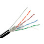 Кабель для IP камер видеонаблюдения Optimus FTP-5e 4x2x0.51 Cu (outdoor) с тросом 305м