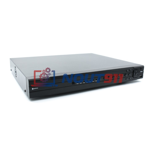 Цифровой гибридный видеорегистратор Optimus AHDR-4016 6 в 1 AHD, TVI, CVI, XVI, CVBS, IP - 16 каналов 8 МП + 16 IP камер, 3840x2160, 4к/с, H.265, AoC, черный