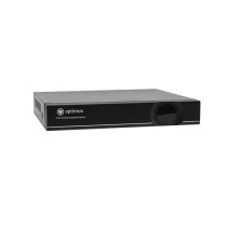 IP-видеорегистратор Optimus NVR-5161-8P 16 IP камеры 8МП + 8 PoE 3840х2160 25к/с на канал H.265 черный