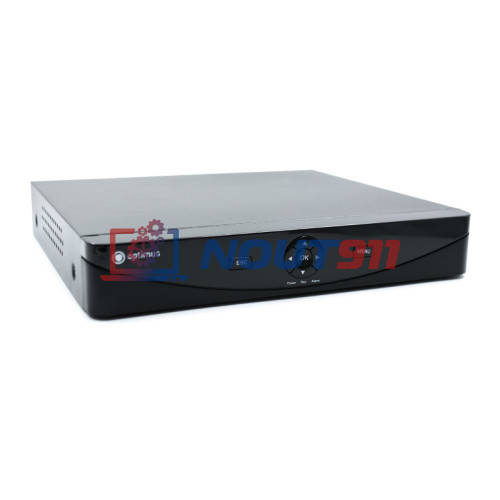 IP-видеорегистратор Optimus NVR-5161 16 IP камеры 8МП 3840х2160 25к/с на канал H.265 черный